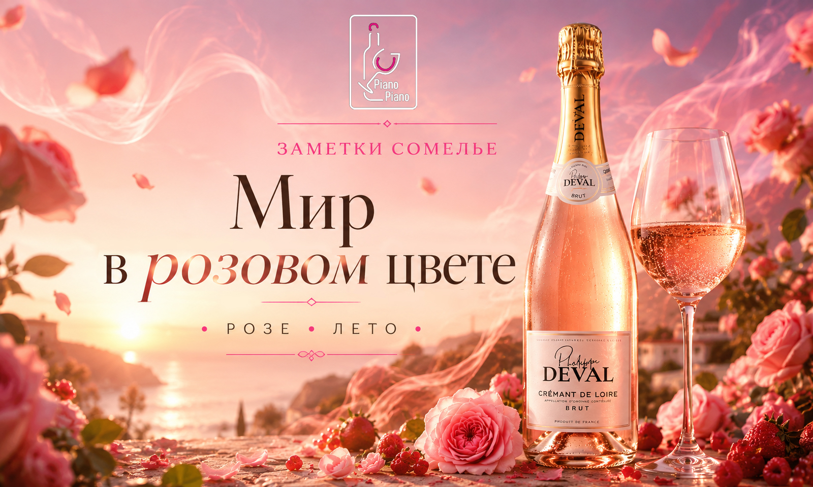 Розовое вино