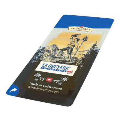 Сыр Грюйер LeSuperb полутвёрдый мдж 50% 150г нарезка