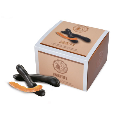Шоколадные конфеты BOLCi "Orangettes" апельсиновые цукаты в темном шоколаде нетто 150 г